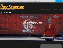 Tablet Screenshot of omerkaraaslan.com